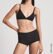 1 x Pair of SKIMS Fits Everybody Boyshort Briefs in Onyx Black - Size: L = UK 16-18 - Original Price