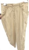 1 x Pair of LEONARD PARIS Ladies' Designer Faux Suede Jeans - Size: EU40 - Original Price: €750.00 -
