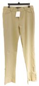 1 x Pair of RALPH LAUREN Ladies' Designer Casual Chino Trousers Pants - Size: US10 - Original Price:
