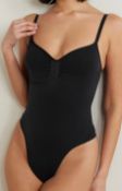 1 x SKIMS Seamless Sculpt Thong Bodysuit in Onyx Black - Size: XL = 18-20 - Original Price £70.00 -