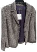 1 x ANNE BELIN Ladies' Designer Houndstooth Jacket - Size: EU50 - Original Price: €895.00 - Ref: 191