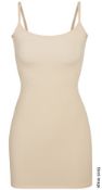 1 x SKIMS Seamless Sculpt Slip Dress in Sand - Size: M = UK 12-14 - Original Price £72.00 - Ref: