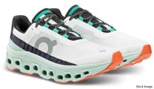 1 x Pair of Mens' ON RUNNING 'Cloudmonster' Trainers Sneakers Running Shoes - UK 8.5 - RRP £160.00