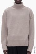 1 x ARCH4 'Mr World's End' Mens' Luxury Mongolian Cashmere Chunky Knit Jumper - Original price £650