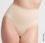 1 x Pair of SKIMS Seamless Sculpt Mid Waist Brief in Sand - Size: XL = 18-20 - Original Price £34.00