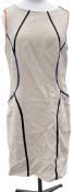 1 x ANNE BELIN Ladies' Designer Sleeveless Dress in Beige - Size: EU?? - Ref: 000 - From An