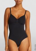 1 x SKIMS Seamless Sculpt Brief Bodysuit in Onyx Black - Size: L = UK 16-18 - Original Price £72.00