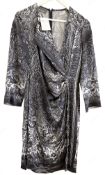 1 x ANNE BELIN Ladies' Designer 100% Silk Paisley Print Dress - Size: EU40 / UK14 - Original
