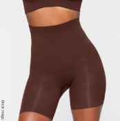 1 x Pair of SKIMS Seamless Sculpt Mid Thigh Shorts in Cocoa - 3XL = UK 24-26 - Original Price £38.00