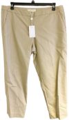 1 x Pair of MICHAEL KORS Ladie's Designer Khaki Trousers - Size: UK20 / US16 - Original Price: €