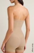 1 x SKIMS Sculpt Strapless Shortie Bodysuit in Clay - Size: S = UK 8-10 - Original Price £74.00