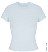 1 x SKIMS Fits Everybody T-Shirt in Opal - Size XS = UK 2-6 - Original Price £48.00 - Ref: HF194/