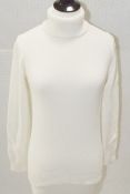 1 x COLOMBO Ladies' Luxury 100% Kid-Cashmere Roll Neck Sweater - Size: UK 8 - Original Price £1,550
