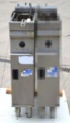 1 x Valentine Single 20cm Tank Electric Fryer - 3 Phase