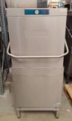 1 x Hobart AMXXS-10A Commercial Passthrough Dishwasher - 3 Phase