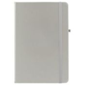 50 x Abbey A5 Soft Feel PU Cover Notebooks Featuring FSC Certified Paper, Coloured Elastic Closure,