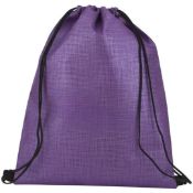 Approximately 300 x Checker Non-Woven Sports Bags - Colour: Purple - New Boxed Stock