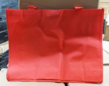 200 x Big Red Shopper Bags - Size: H40 x W52 x D15 cms - New Boxed Stock