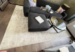 1 x Premium 3.4-Metre Long  Carpet Rug in a Light Neutral Tone - Recently Removed from a Luxury