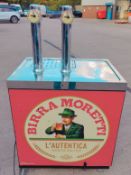 1 x Birra Moretti Efficold David XL Mobile Dual Beer Pump with Refrigerated Cabinet