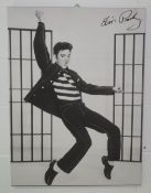 1 x Elvis Presley Jailhouse Rock Canvas Picture - 80 x 60 x 4 cms - CL720 - Ref: Office -