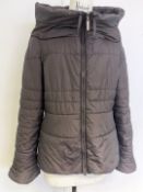 1 x ADOLFO DOMINGUEZ Ladies Designer Padded Zipped Winter Coat - Size: M - Ref: LB526 - CL1020 -