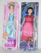2 x DISNEY Dolls Including Princess Cinderella and Rosa from Wish - Unused Boxed Stock