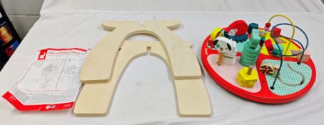 1 x JANOD Wooden Baby Forest Activity Table - Original Price £64.00 - Ref: HTYS117/6887131/NHC03 -
