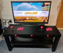 1 x Bespoke Retro Gaming Table with over 4,500 games - Includes 32 Inch TV - CL444 - NO VAT ON THE