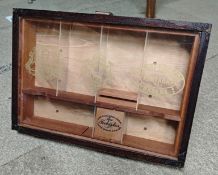 1 x Vintage Wooden Cigar Shop Display Case - NO VAT ON THE HAMMER - Ref: - CL444 - Location: