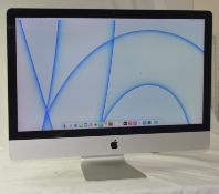 1 x Apple iMac 27 Inch Desktop Computer - Late 2015 with a 5K Retina Display - Features an Intel