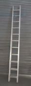 1 x Double Aluminium 11 Tread Work Ladders - Ref: TG107* - CL1023 - Location: Altrincham WA14This