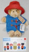 1 x PADDINGTON BEAR Collector's 25cm Plush Cuddly Toy, and Boxed Skittle Set - Total Original
