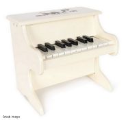1 x KONGES SLOJD 'Grand Safari' Child's Miniature 18-Key Wooden Toy Piano - Original Price £94.