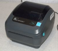 1 x Zebra GK420d Thermal Label Printer - 203 x 203 dpi Resolution and USB Connectivity - Includes