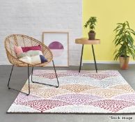 1 x ESPIRIT 'Chimera' Multi-colored Woven Carpet Rug (esp3253) - Dimensions: 120 x 170cm - New /