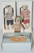 4-Piece Assortment of MAILEG Mouse Toys Including Soft Figures and a Boat - Original RRP £132.80