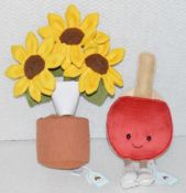 2 x JELLYCAT Amuseable Soft Cuddly Toys - Original Total Price £39.95 - Ref: MULTI NHC02 - CL987 -