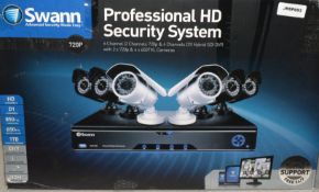 1 x Swann Professional HD 6 Channel Security CCTV System - Includes the CCTV System, 4 Cameras and