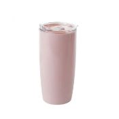 36 x Ivan Drinks Tumblers with Clear Sip Through Lid - Colour: Light Pink - New Boxed Stock - Ref: 7