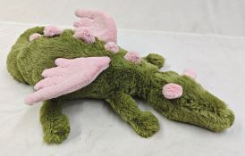 1 x JELLYCAT Malachy Dragon Soft Toy - Original Price £54.95 - Ref: HNB262/7660701/NHC03 - CL987 -