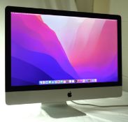1 x Apple iMac 27 Inch Desktop Computer - Late 2015 with a 5K Retina Display - Features an Intel