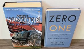 2 x Hardback Books including The Dreaming Void and Zero To One