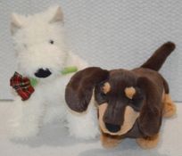 2 x JELLYCAT Plush Soft Toy Dogs - Original Price £62.90 *See Condition* Ref: MULTI NHC02 -
