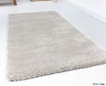 1 x WECON / ESPRIT 'Relaxx' Modern High-pile Machine-tufted Carpet Rug in Rock Grey - 80 x 150cm