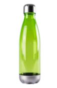 36 x Havana Tritan 700ml Drinking Bottles - Colour: Stainless Steel / Clear Lime Green - New Boxed S