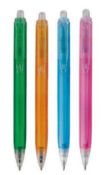 500 x Popsicle Ballpens Featuring Black Ink - Colour: Translucent Pink - New Boxed Stock