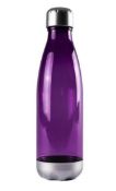 36 x Havana Tritan 700ml Drinking Bottles - Colour: Stainless Steel / Clear Purple - New Boxed Stock