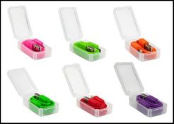 250 x Reversible 2 in 1 Phone Charging Cables - Micro USB and Lightening Connectors - Includes Prote
