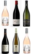 1 x Assortment Of 6 Bottles Of Wine Including Rock Angel Rose And 2021 Kits Coty Bacchus -